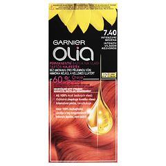 Barva na vlasy Garnier Olia Permanent Hair Color 50 g 7,40 Intense Copper