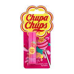 Balzám na rty Chupa Chups Lip Balm Strawberry Swirl 4 g