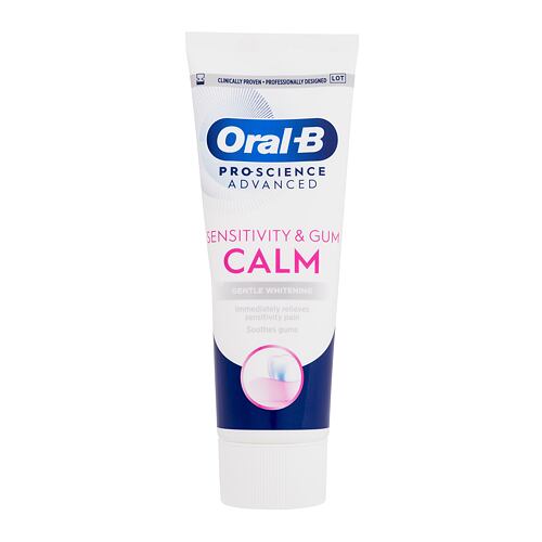 Zubní pasta Oral-B Sensitivity & Gum Calm Gentle Whitening 75 ml poškozená krabička