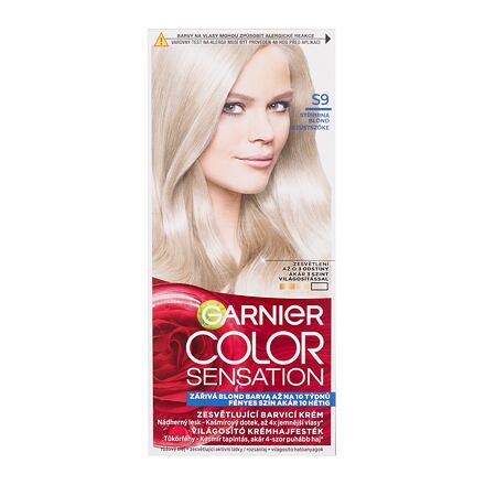 Garnier Color Sensation dámská permanentní barva na vlasy 40 ml odstín stříbrná pro ženy