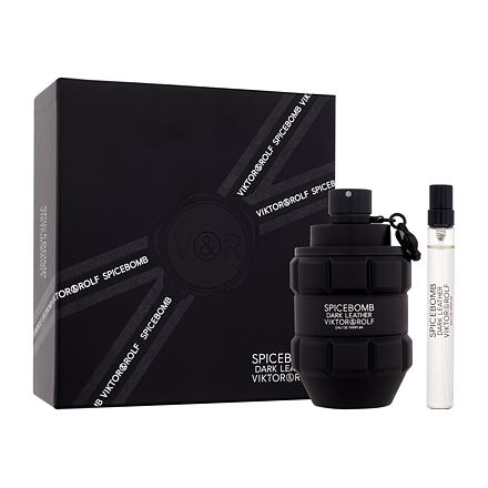 Viktor & Rolf Spicebomb Dark Leather pánská dárková sada parfémovaná voda 90 ml + parfémovaná voda 10 ml pro muže