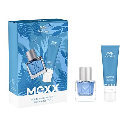 Mexx Man pánská dárková sada toaletní voda 30 ml + sprchový gel 50 ml pro muže