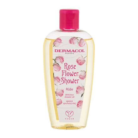 Dermacol Rose Flower Shower dámský sprchový olej proti vysušování pokožky 200 ml pro ženy