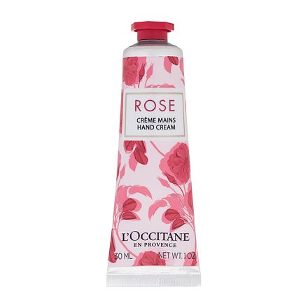 L'Occitane Rose Hand Cream dámský hydratační krém na ruce 30 ml pro ženy