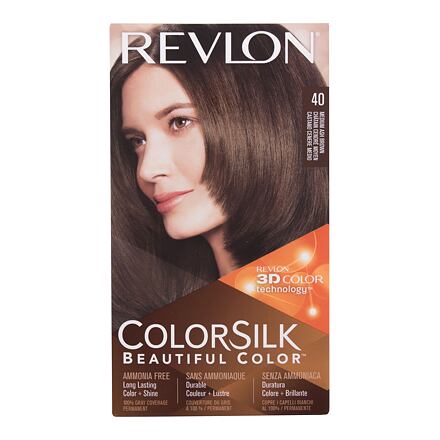 Revlon Colorsilk Beautiful Color dámská barva na vlasy na barvené vlasy 59.1 ml odstín hnědá pro ženy poškozená krabička