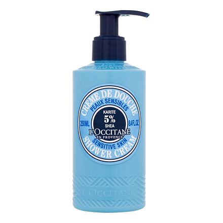 L'Occitane Shea Body Shower Cream Sensitive Skin unisex sprchový krém s bambuckým máslem pro citlivou pokožku 250 ml unisex