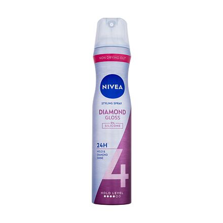 Nivea Diamond Gloss Care dámský lak na vlasy pro oslňující lesk 250 ml pro ženy