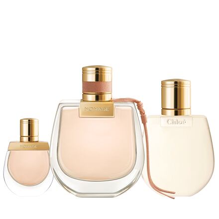 Chloé Nomade SET1 dámská dárková sada parfémovaná voda 75 ml + parfémovaná voda 5 ml + tělové mléko 100 ml pro ženy