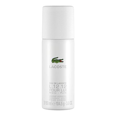 Lacoste L.12.12 Blanc pánský deodorant ve spreji 150 ml pro muže