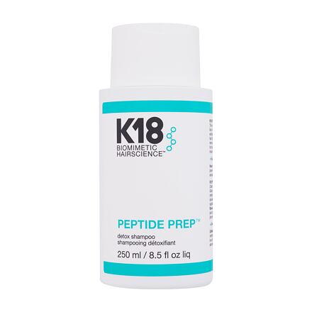 K18 Peptide Prep Detox Shampoo dámský hloubkově čisticí šampon na vlasy 250 ml pro ženy