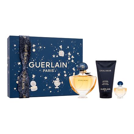 Guerlain Shalimar dámská dárková sada parfémovaná voda 50 ml + parfémovaná voda 5 ml + tělové mléko 75 ml pro ženy