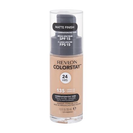 Revlon Colorstay Combination Oily Skin SPF15 make-up pro smíšenou až mastnou pleť 30 ml odstín 135 vanilla
