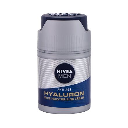 Nivea Men Hyaluron Anti-Age SPF15 pánský hydratační krém proti stárnutí pleti 50 ml pro muže poškozená krabička