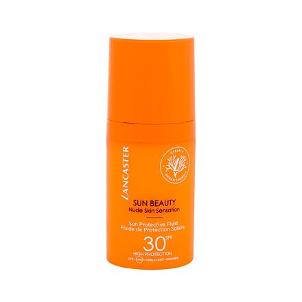 Lancaster Sun Beauty Sun Protective Fluid SPF30 unisex voděodolný ochranný opalovací fluid na obličej a dekolt 30 ml unisex