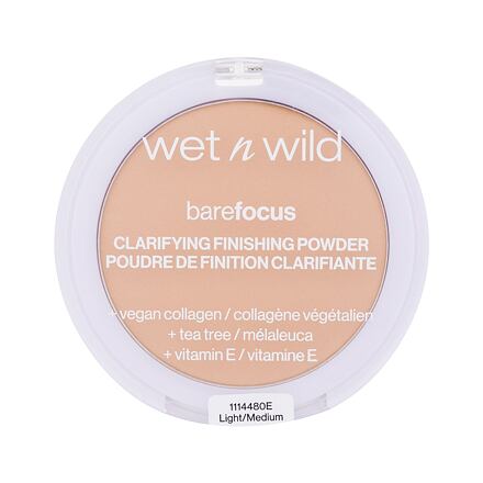 Wet n Wild Bare Focus Clarifying Finishing Powder zmatňující pudr 6 g odstín Light-Medium
