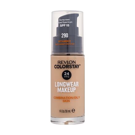 Revlon Colorstay Combination Oily Skin SPF15 make-up pro smíšenou až mastnou pleť 30 ml odstín 290 natural ochre