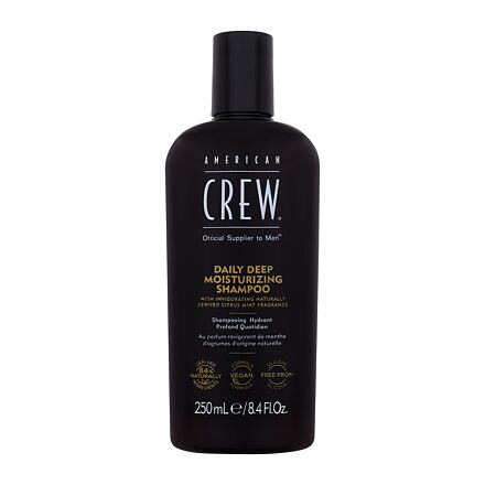 American Crew Daily Deep Moisturizing pánský hydratační šampon pro každodenní použití 250 ml pro muže