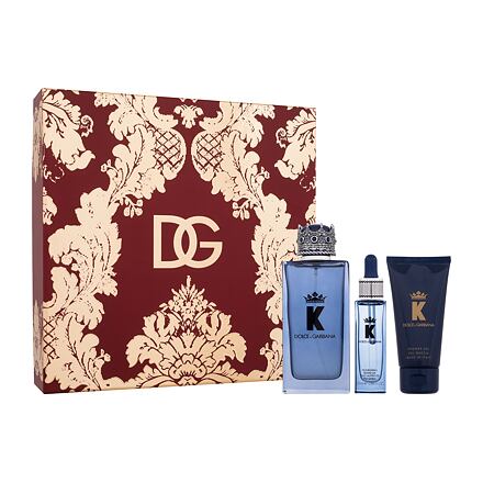 Dolce&Gabbana K pánská dárková sada parfémovaná voda 100 ml + sprchový gel 50 ml + olej na vousy 25 ml pro muže