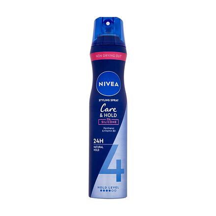 Nivea Care & Hold Regenerating Styling Spray dámský lak na vlasy silná fixace 250 ml pro ženy