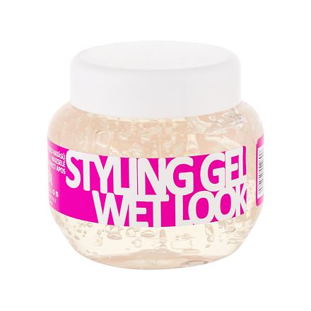 Kallos Cosmetics Styling Gel Wet Look dámský silně tužicí gel na vlasy s mokrým efektem 275 ml pro ženy