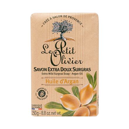 Le Petit Olivier Argan Oil Extra Mild Surgras Soap dámské přírodní tuhé mýdlo na ruce 250 g pro ženy