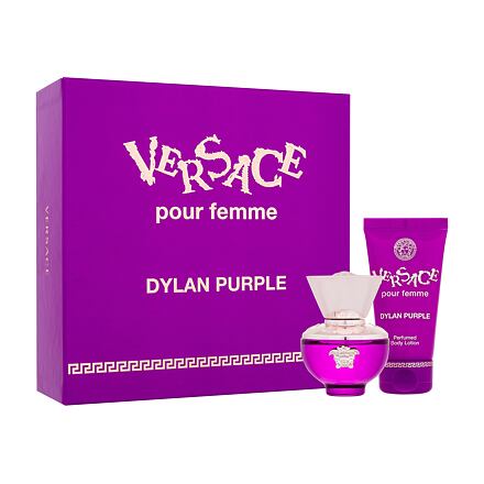 Versace Pour Femme Dylan Purple dámská dárková sada parfémovaná voda 30 ml+ tělové mléko 50 ml pro ženy