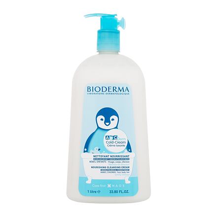 BIODERMA ABCDerm Cold-Cream Nourishing Cleansing Cream dětský vyživující čisticí krém 1000 ml pro děti