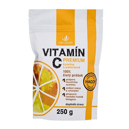 Allnature Vitamín C Premium doplněk stravy 250 g unisex