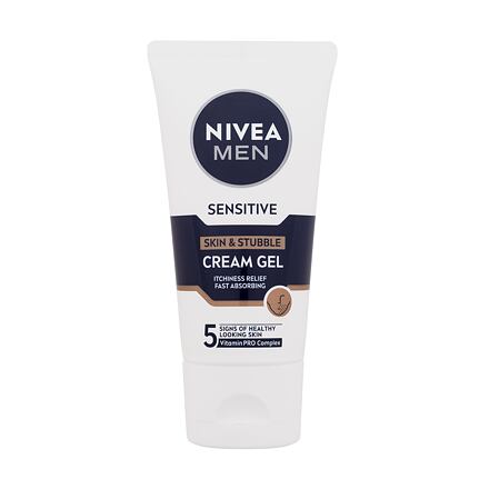 Nivea Men Sensitive Cream Gel pánský zklidňující a hydratující krémový gel 50 ml pro muže