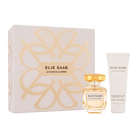 Elie Saab Le Parfum Lumière dámská dárková sada parfémovaná voda 50 ml + tělové mléko 75 ml pro ženy