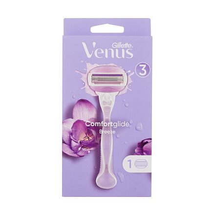 Gillette Venus ComfortGlide Breeze dámský holicí strojek s gelovými polštářky s vůní frézie pro ženy