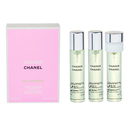 Chanel Chance Eau Fraîche dámská toaletní voda náplň 3x20 ml pro ženy