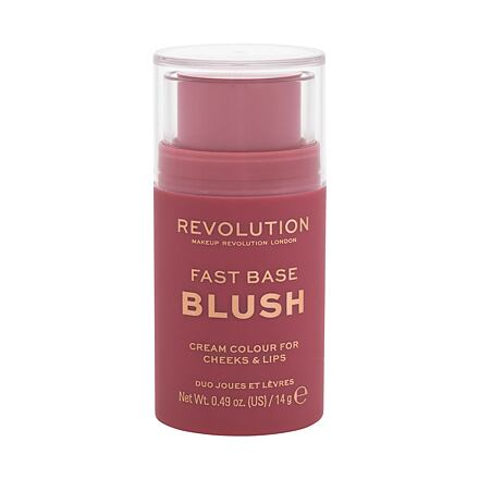 Makeup Revolution London Fast Base Blush dámská tvářenka v tyčince 14 g odstín blush