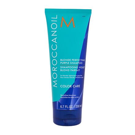 Moroccanoil Color Care Blonde Perfecting Purple Shampoo dámský šampon pro neutralizaci žlutých tónů blond vlasů 200 ml pro ženy