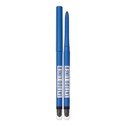 Maybelline Tattoo Liner Automatic Gel Pencil dámská voděodolná tužka na oči 0.73 g odstín modrá