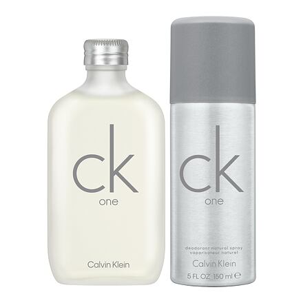 Calvin Klein CK One unisex dárková sada toaletní voda 100 ml + deodorant 150 ml unisex