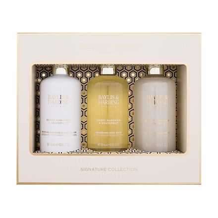 Baylis & Harding Sweet Mandarin & Grapefruit Signature Collection dámský dárková sada sprchový gel 300 ml + tělové mléko 300 ml + sprchový krém 300 ml pro ženy