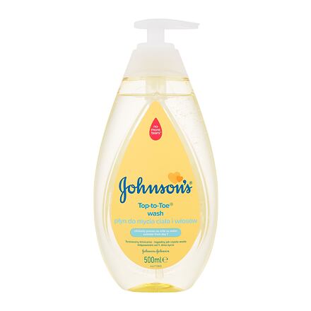 Johnson´s Top-to-Toe Wash dětský jemný mycí gel na pokožku i vlasy 500 ml pro děti