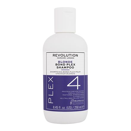 Revolution Haircare London Plex 4 Blonde Bond Plex Shampoo dámský hydratační a obnovující šampon 250 ml pro ženy