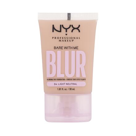 NYX Professional Makeup Bare With Me Blur Tint Foundation zmatňující make-up se středním krytím 30 ml odstín 04 light neutral