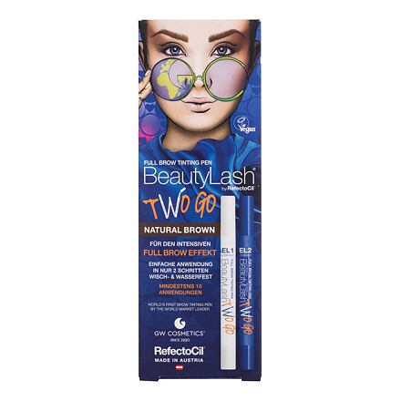 RefectoCil BeautyLash Two Go Tinting Pen dámská barva na obočí v peru 1 balení odstín hnědá