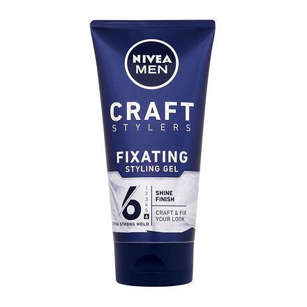 Nivea Men Craft Stylers Fixating Shine pánský fixační gel na vlasy pro vysoký lesk 150 ml pro muže
