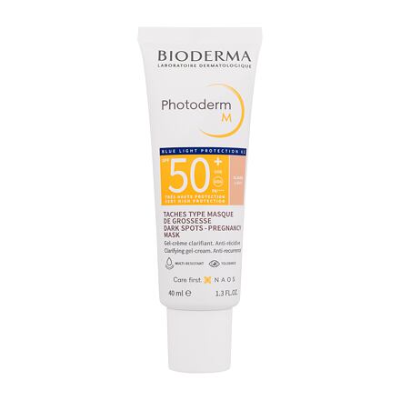 BIODERMA Photoderm M SPF50+ unisex tónující opalovací krém na obličej proti melasmě 40 ml odstín light unisex