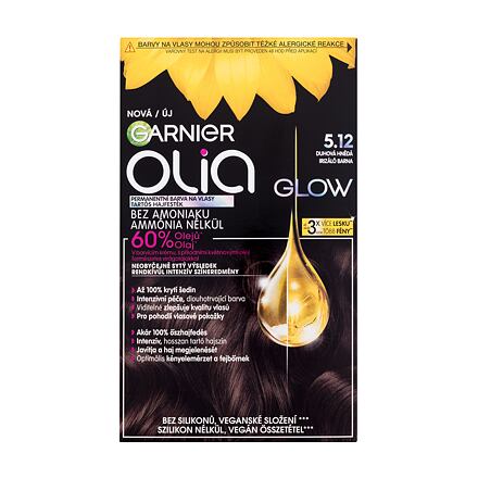 Garnier Olia Glow dámská olejová permanentní barva na vlasy 60 g odstín hnědá pro ženy poškozená krabička