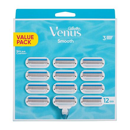 Gillette Venus Smooth dámský náhradní břit 12 ks pro ženy