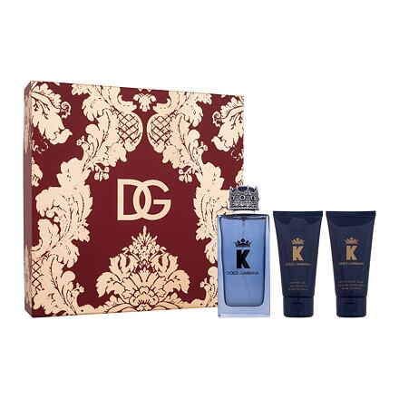 Dolce&Gabbana K pánská dárková sada parfémovaná voda 100 ml + sprchový gel 50 ml + balzám po holení 50 ml pro muže