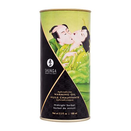 Shunga Aphrodisiac Warming Oil Midnight Sorbet afrodiziakální hřejivý olej s vůní ovocného sorbetu 100 ml unisex