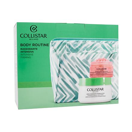 Collistar Special Perfect Body Routine dámský dárková sada tělový peeling Firming Talasso-Scrub 150 g + tělový krém Intensive Firming Cream Plus 400 ml + kosmetická taštička pro ženy