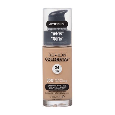 Revlon Colorstay Combination Oily Skin SPF15 make-up pro smíšenou až mastnou pleť 30 ml odstín 350 rich tan