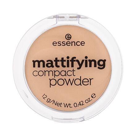Essence Mattifying Compact Powder zmatňující kompaktní pudr 12 g odstín 02 soft beige